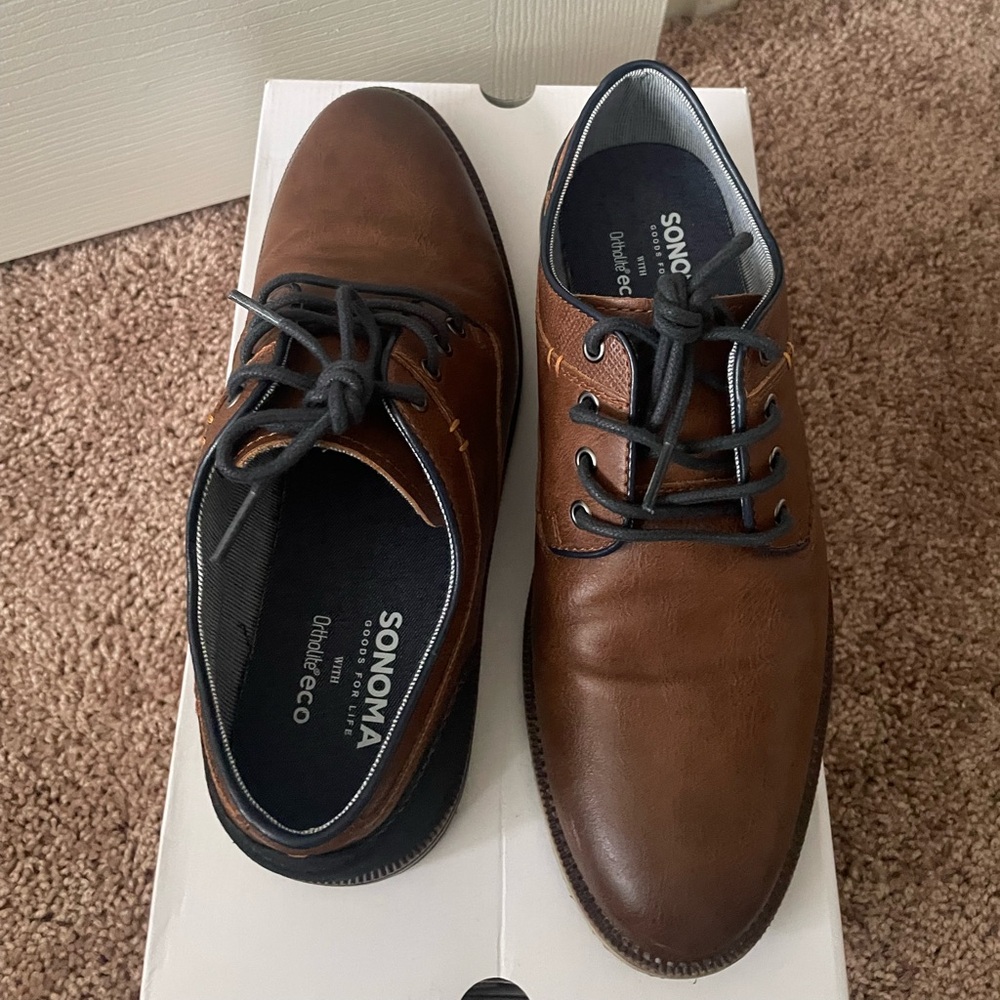 Sonoma Men's Brown Leather Shoes